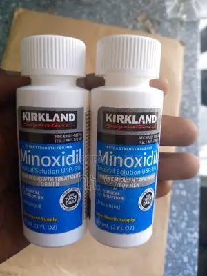 Photo - Topical Solution for Hair and Grow Beard Is Minoxidil.
