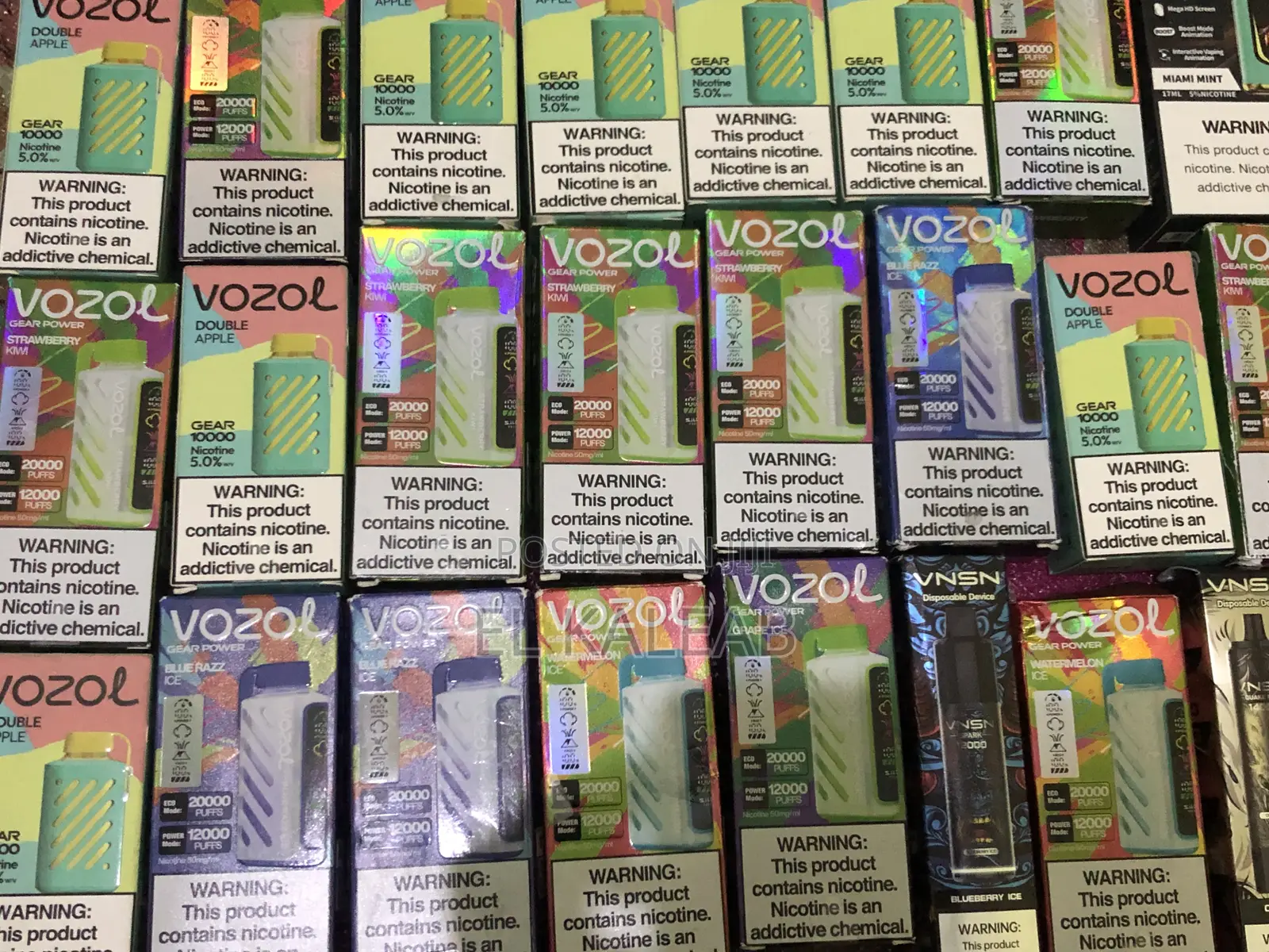 Vapes and Juices in Different Flavors