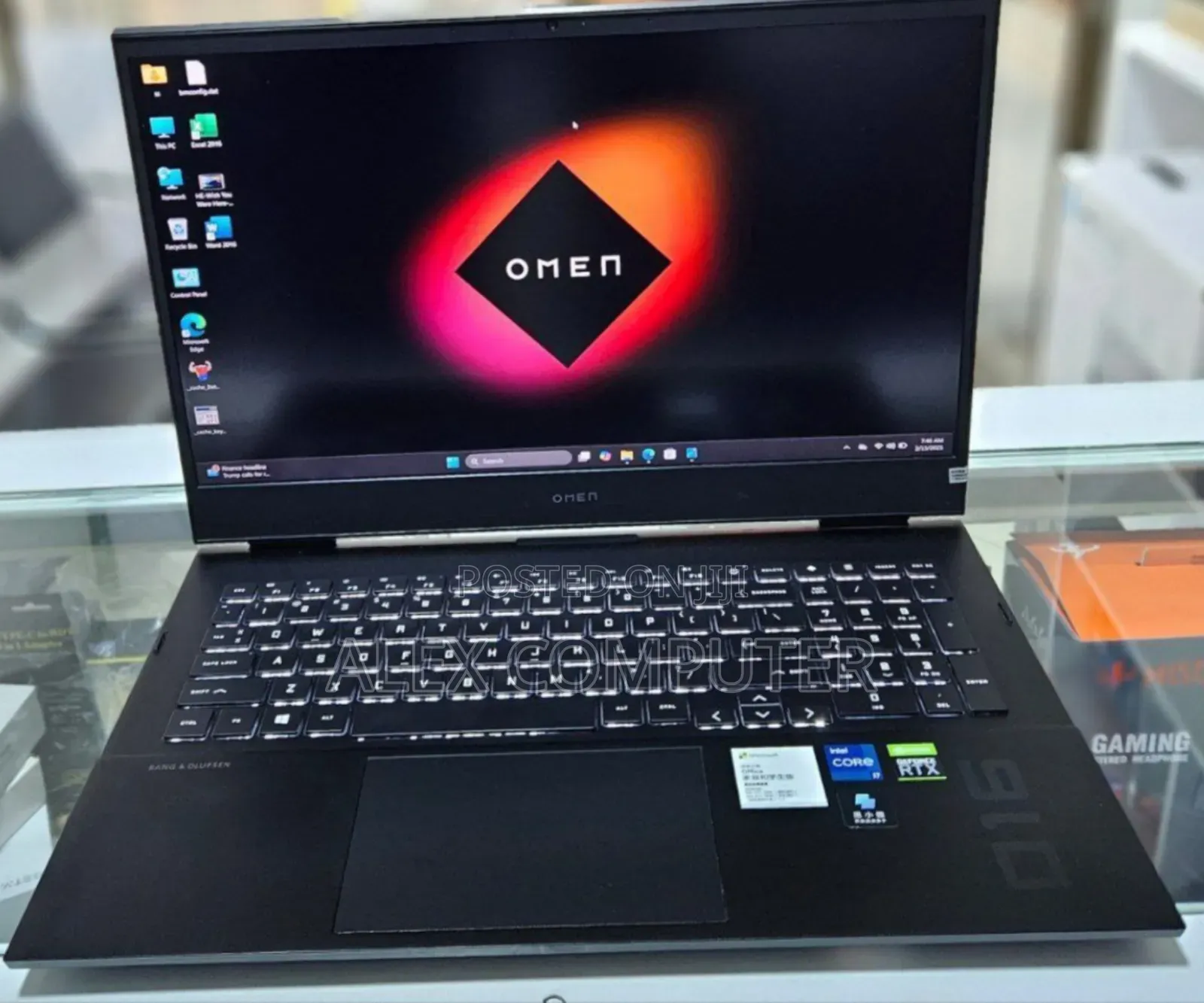 New Laptop HP Omen 16 16GB Intel Core I7 SSD 512GB