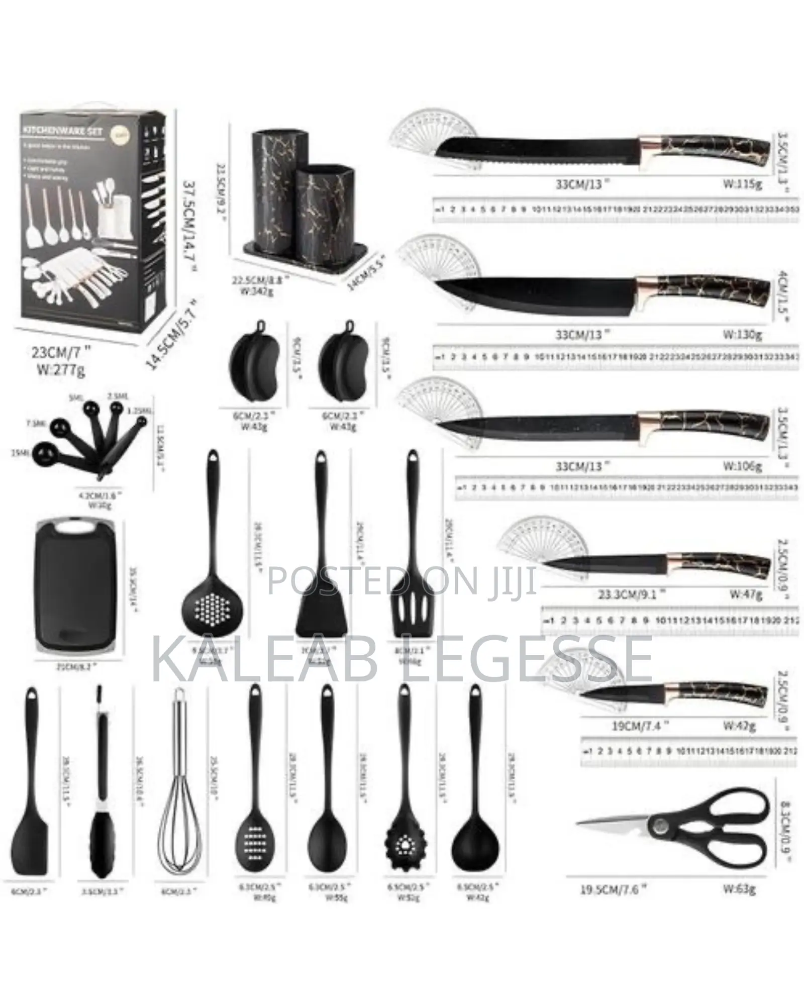 25pcs Silicone Kitchen Set