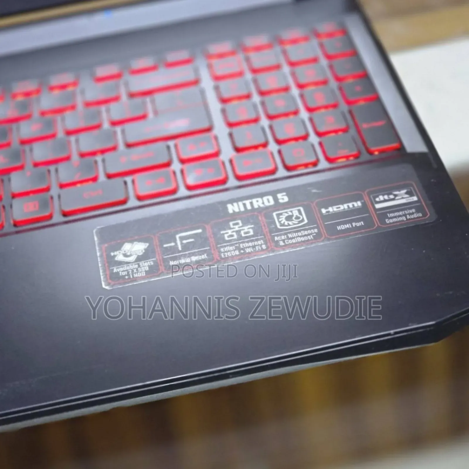 New Laptop Acer Nitro 5 16GB Intel Core I5 HDD+SSD 256GB