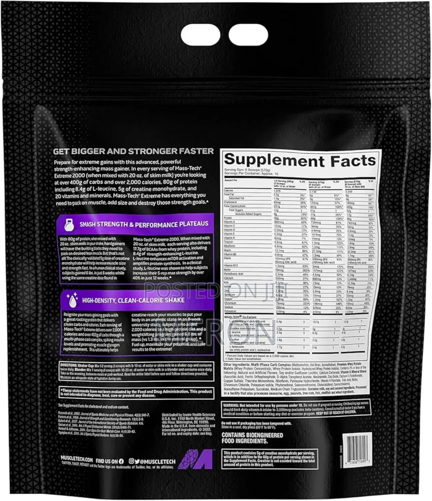 Mass-Tech Extreme 2000 Superior Mass Gainers