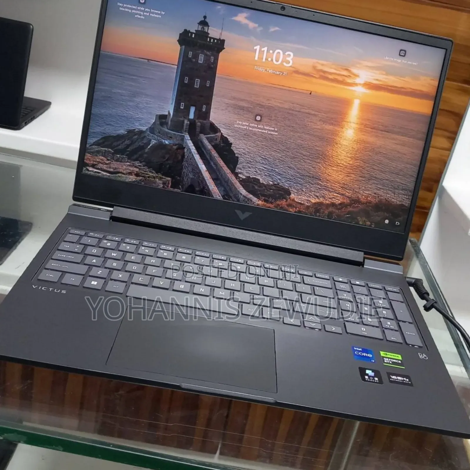 New Laptop HP Victus 16 16GB Intel Core I7 SSD 512GB