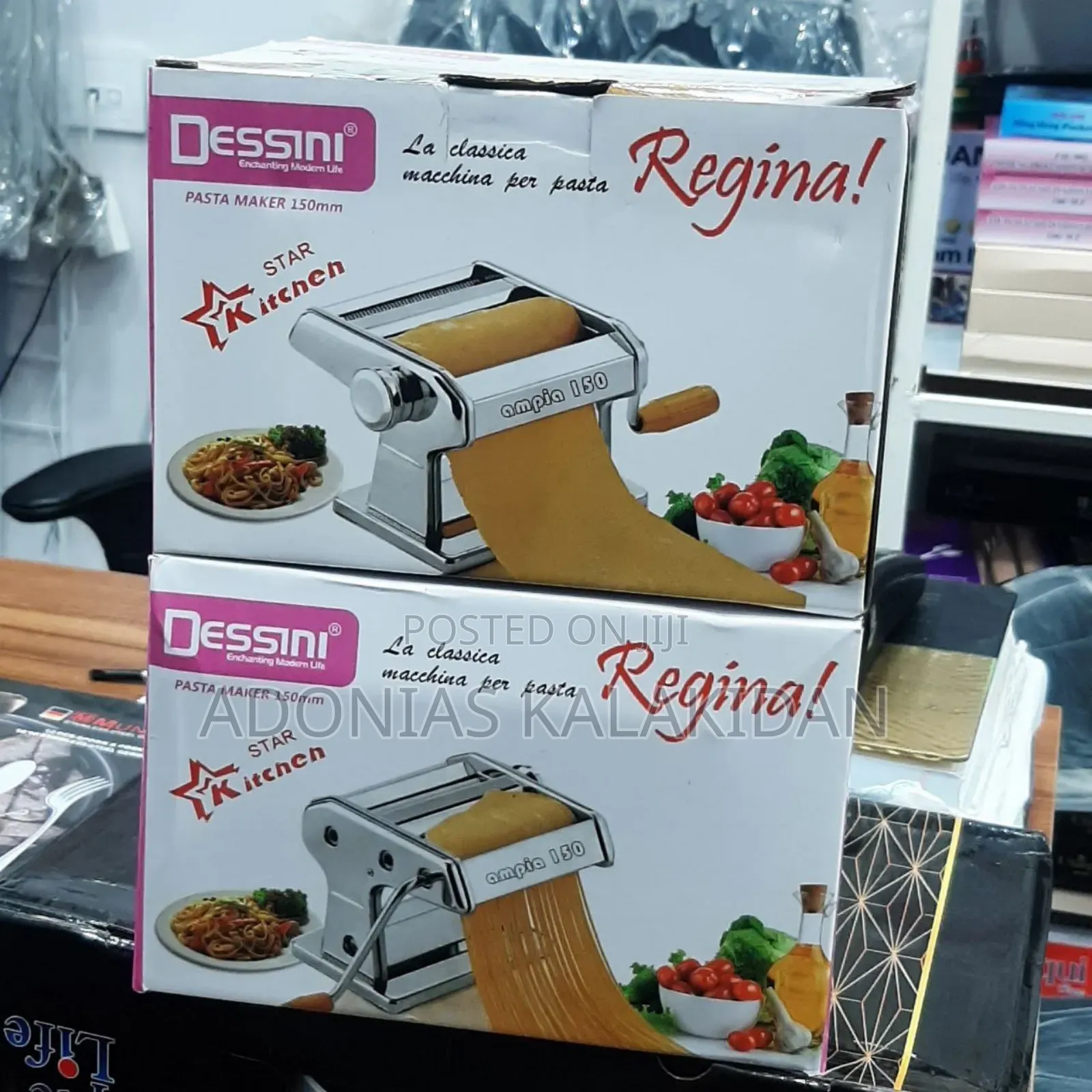 Dessini መካኒካል ቴላቴሊ ፖስታ(ላዛኛ) መስሪያ ማሽን