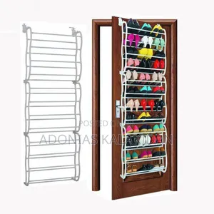 36pairs Over the Door Shoe Rack