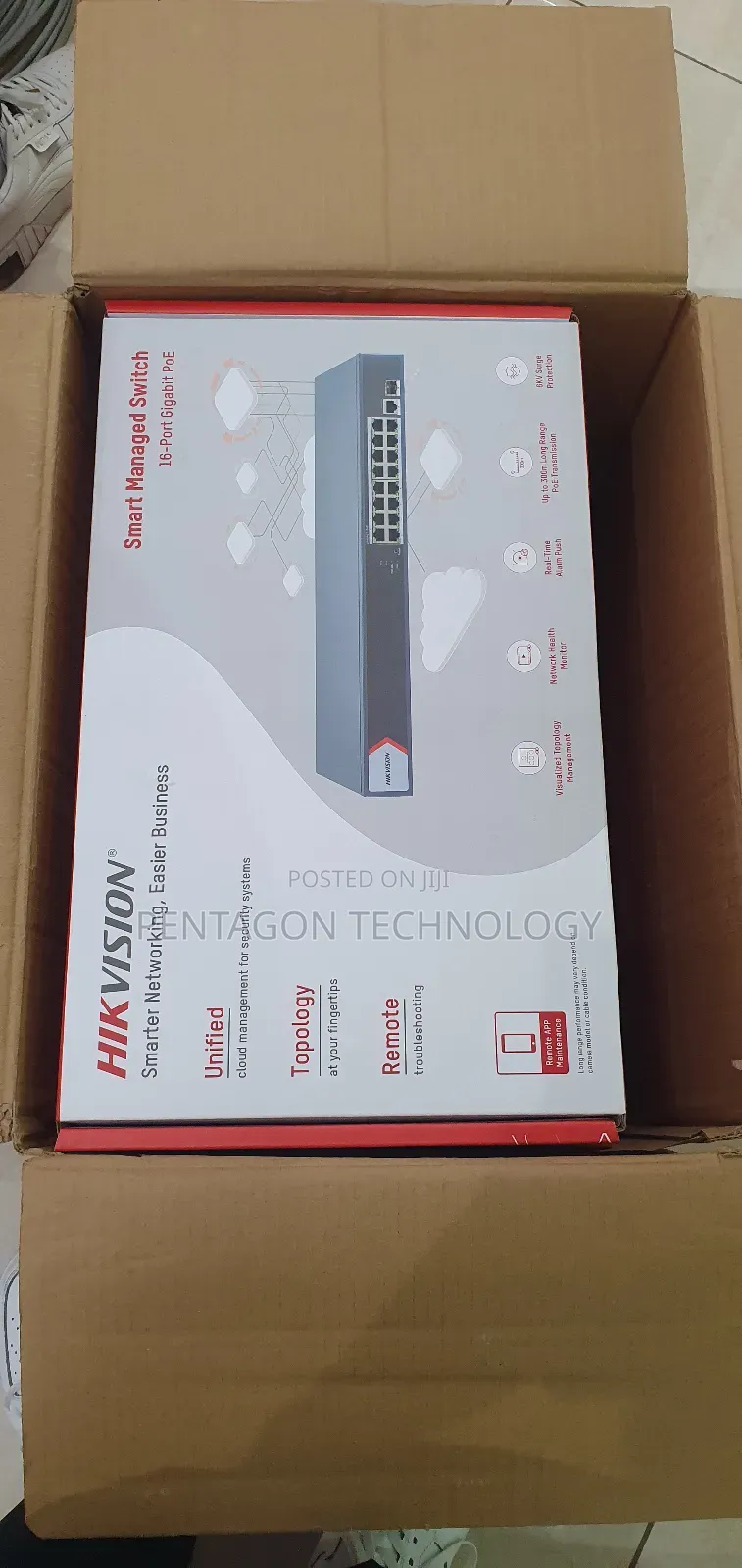 16 Port Gigabit Poe Switch
