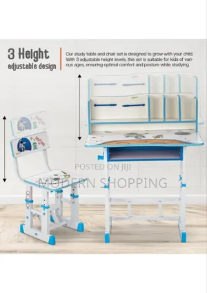 Fun Interactive Kids Study Desk With Storage Abacus