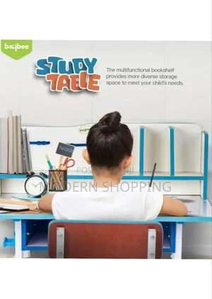Fun Interactive Kids Study Desk With Storage Abacus