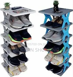 Space-Saving 6-Layer Shoe Rack for Organized Storage