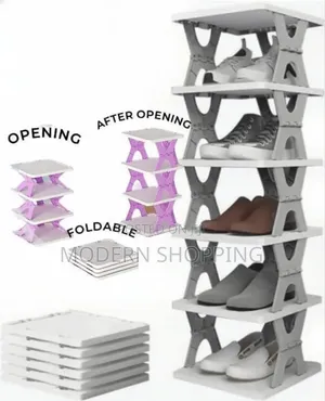 Durable Compact 6-Tier Shoe Storage Solution