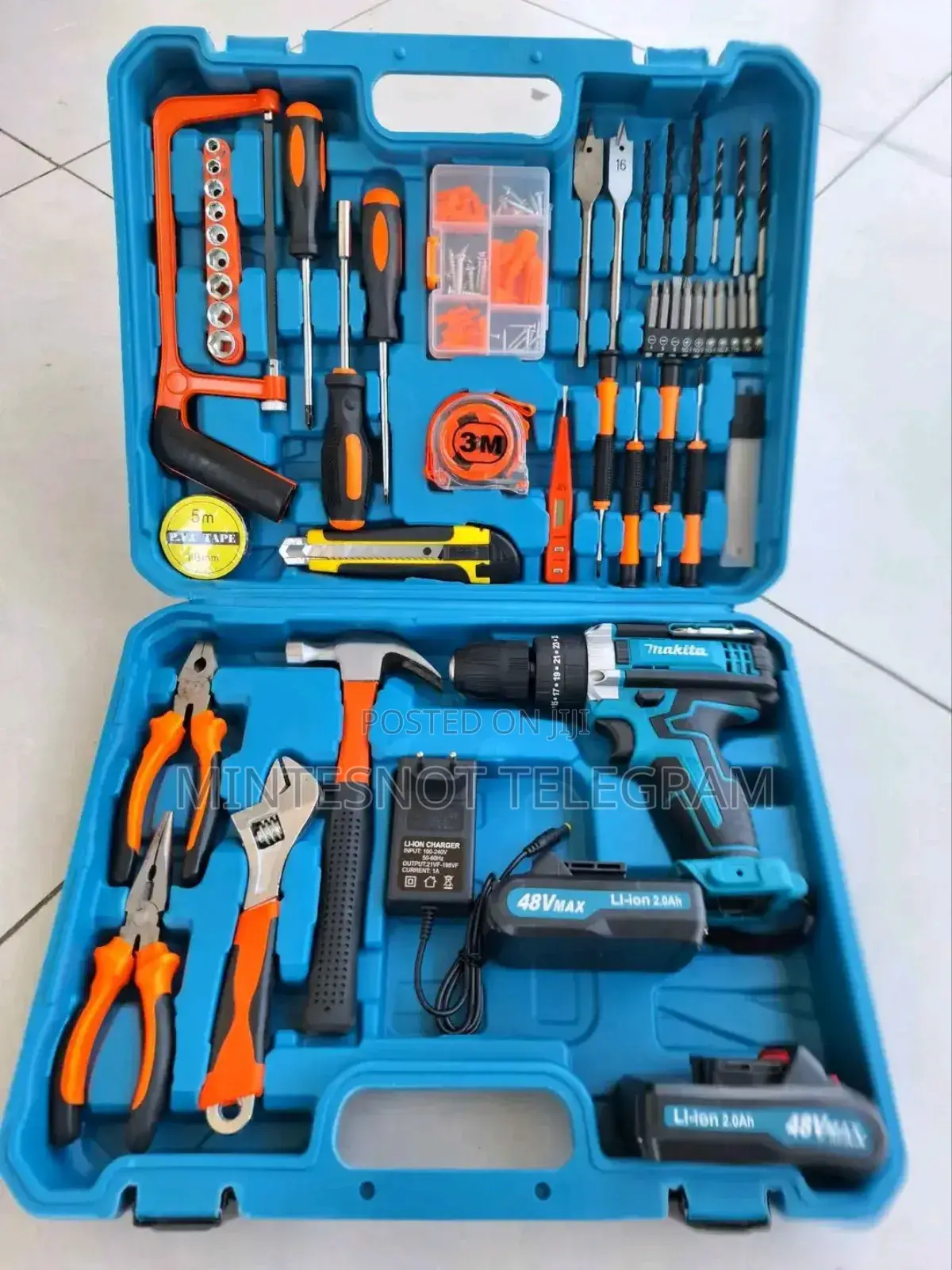 Cordless Drill With Toolset 48v