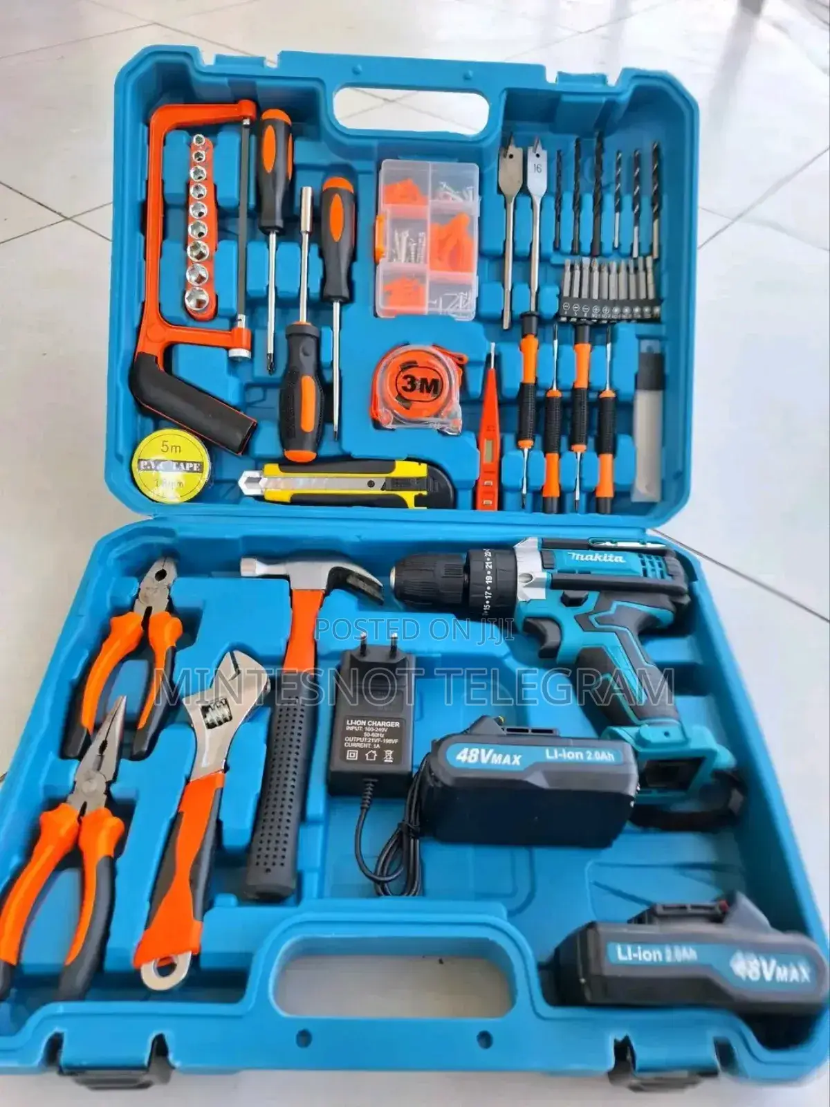 Cordless Drill With Toolset 48v