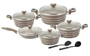 Momcoc Home and 
 Kitchen Cookware
7pcs የሴራሚክ ድስቶች