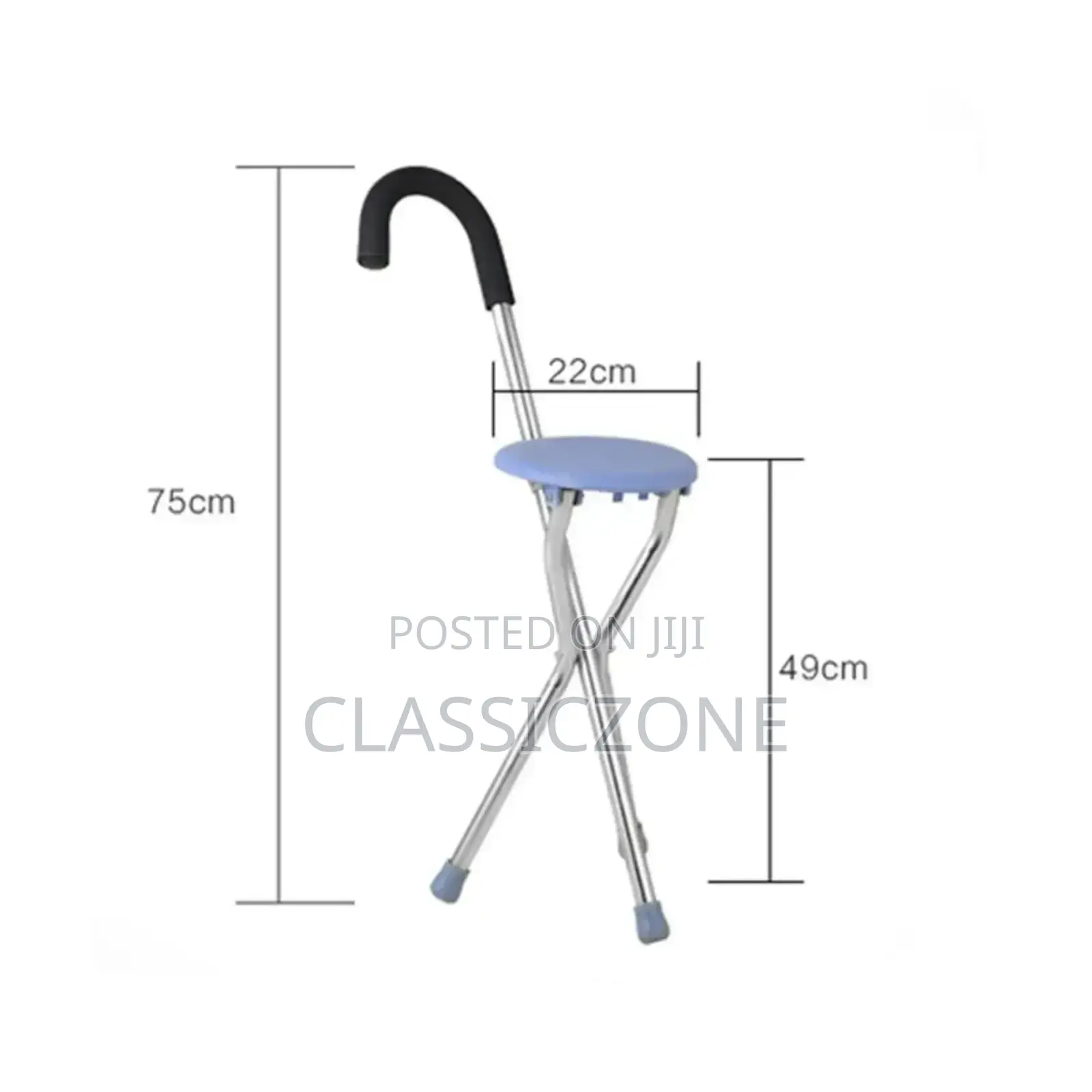 Folding Crutch and Chair