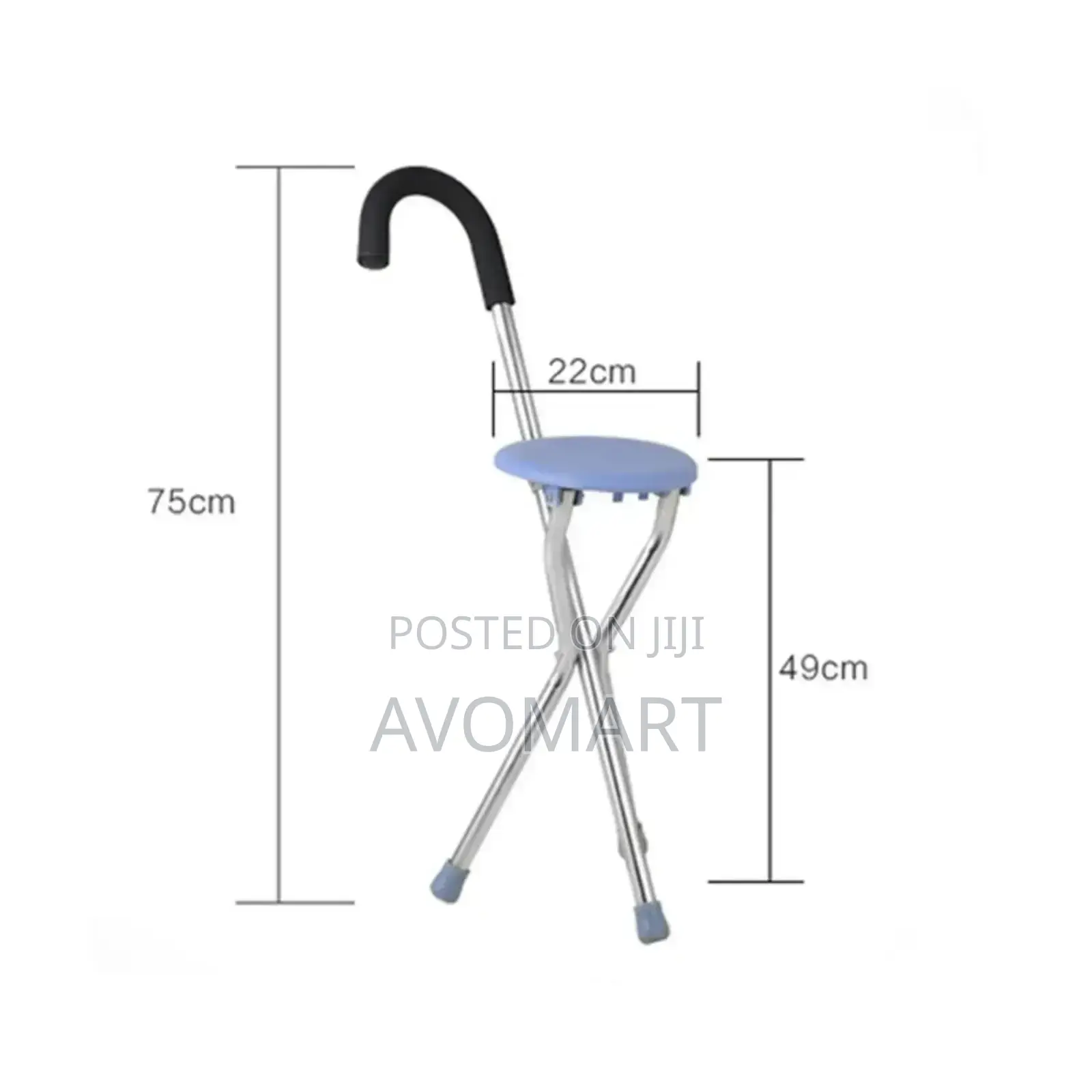 Folding Crutch and Chair