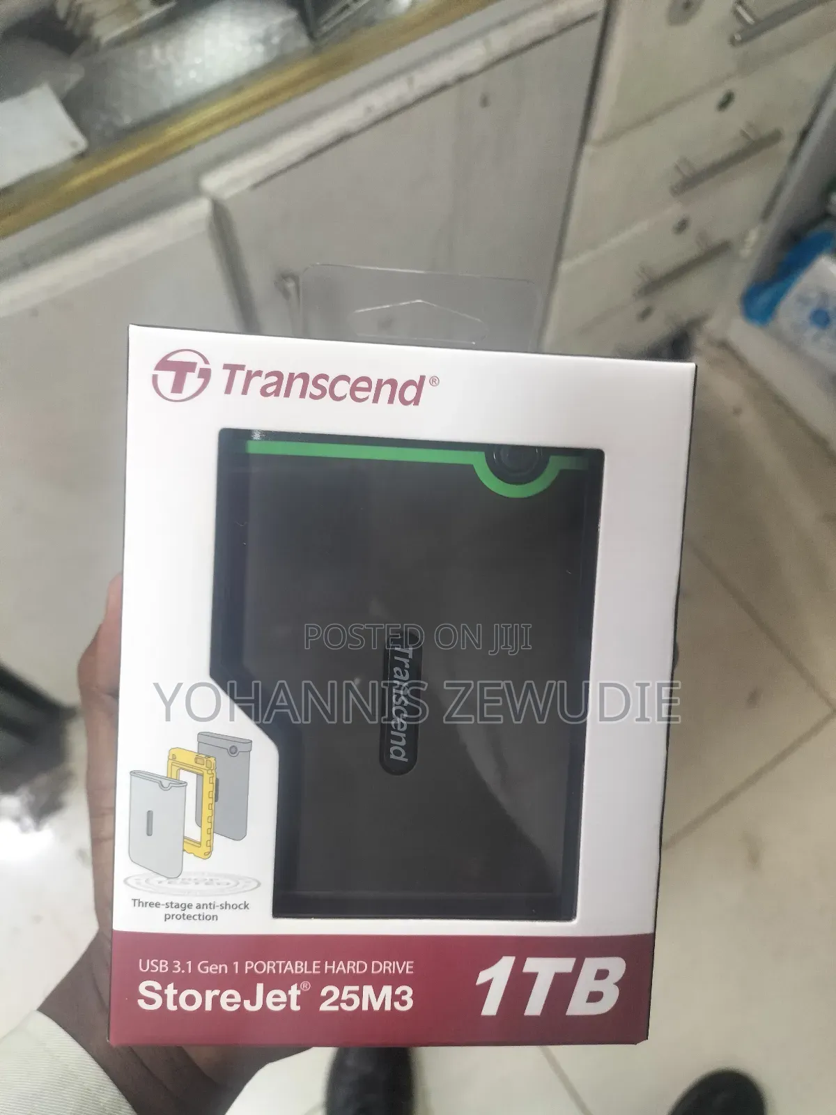 1 Tb Transcend Extenral Hard Disk
