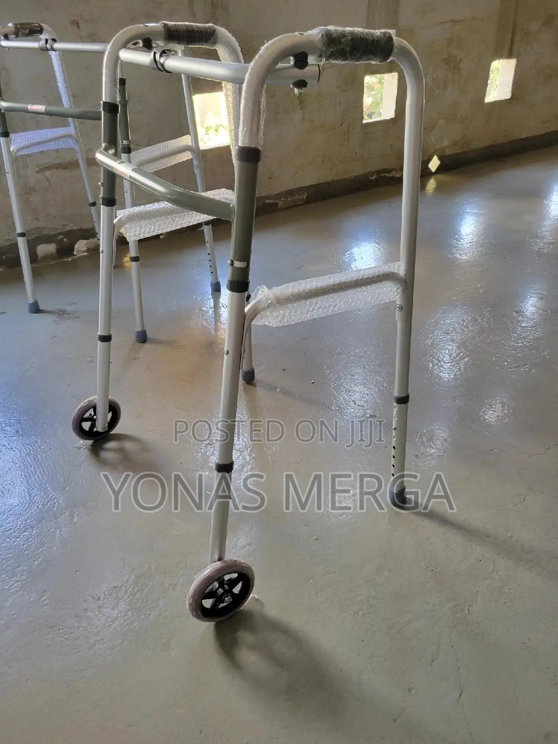 Two Wheel Walker Elderly for Adult Bariatric Walker Disabled