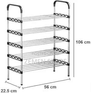 ጫማ እና የተለያዩ ዕቃወች ማስቀመጫ Stainless Steel Rack