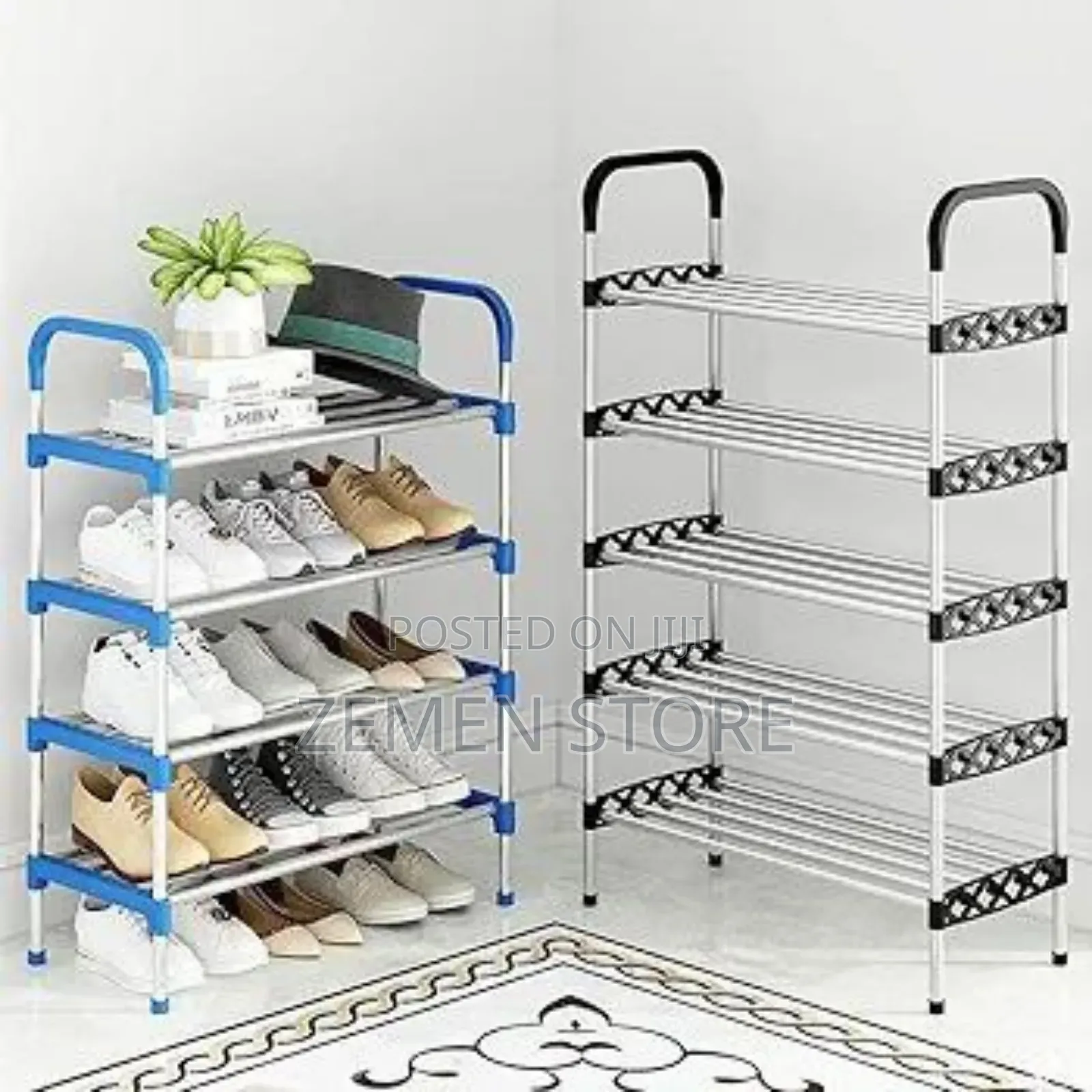 ጫማ እና የተለያዩ ዕቃወች ማስቀመጫ Stainless Steel Rack