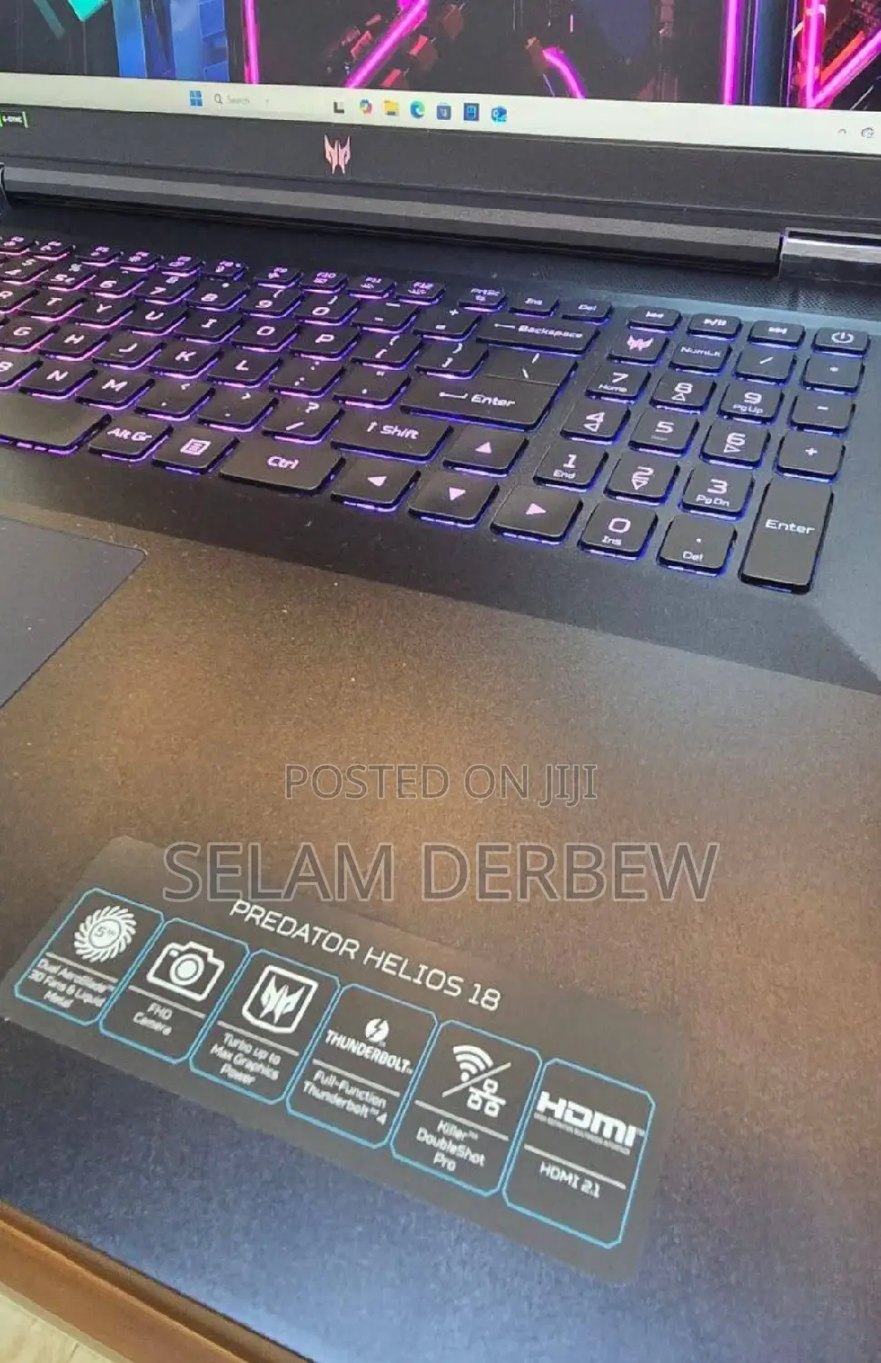 New Laptop Acer Predator Helios Neo 16 32GB Intel Core I9 SSD 1T