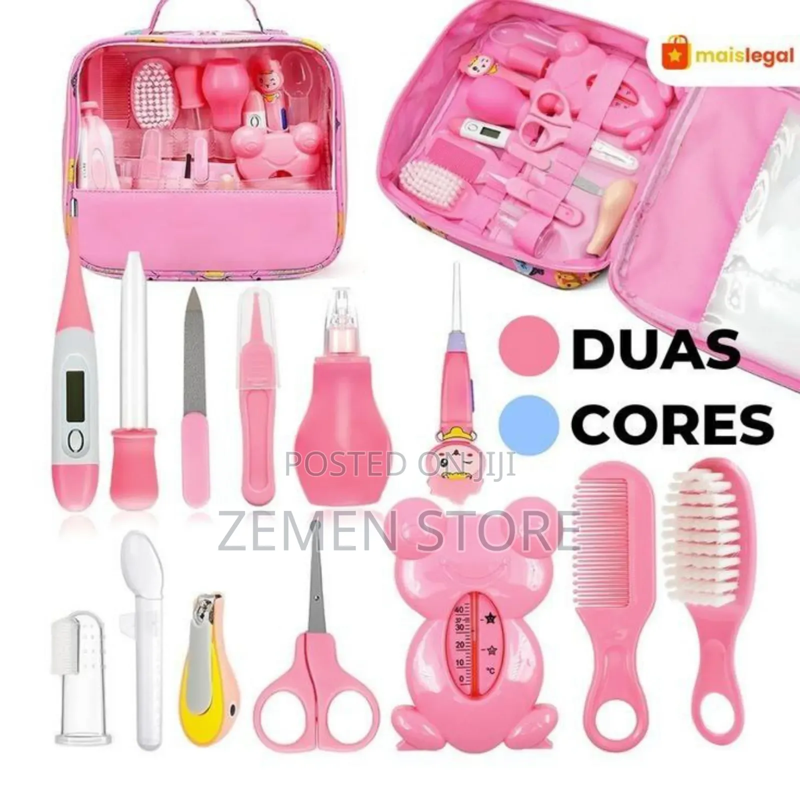 13pcs Baby Kit ሕፃናትን ለመንከባከብ የሚረዱ የተለያዩ እቃዎች ስብስብ የያዘ