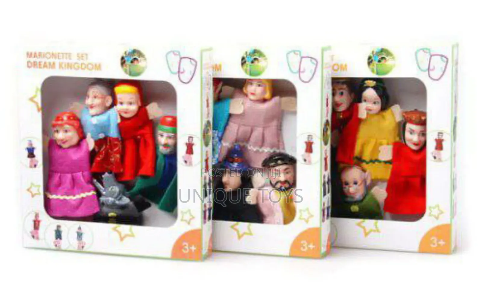 Fairytale Finger Puppets Set, 5 PCS