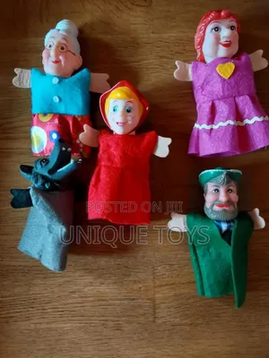 Fairytale Finger Puppets Set, 5 PCS