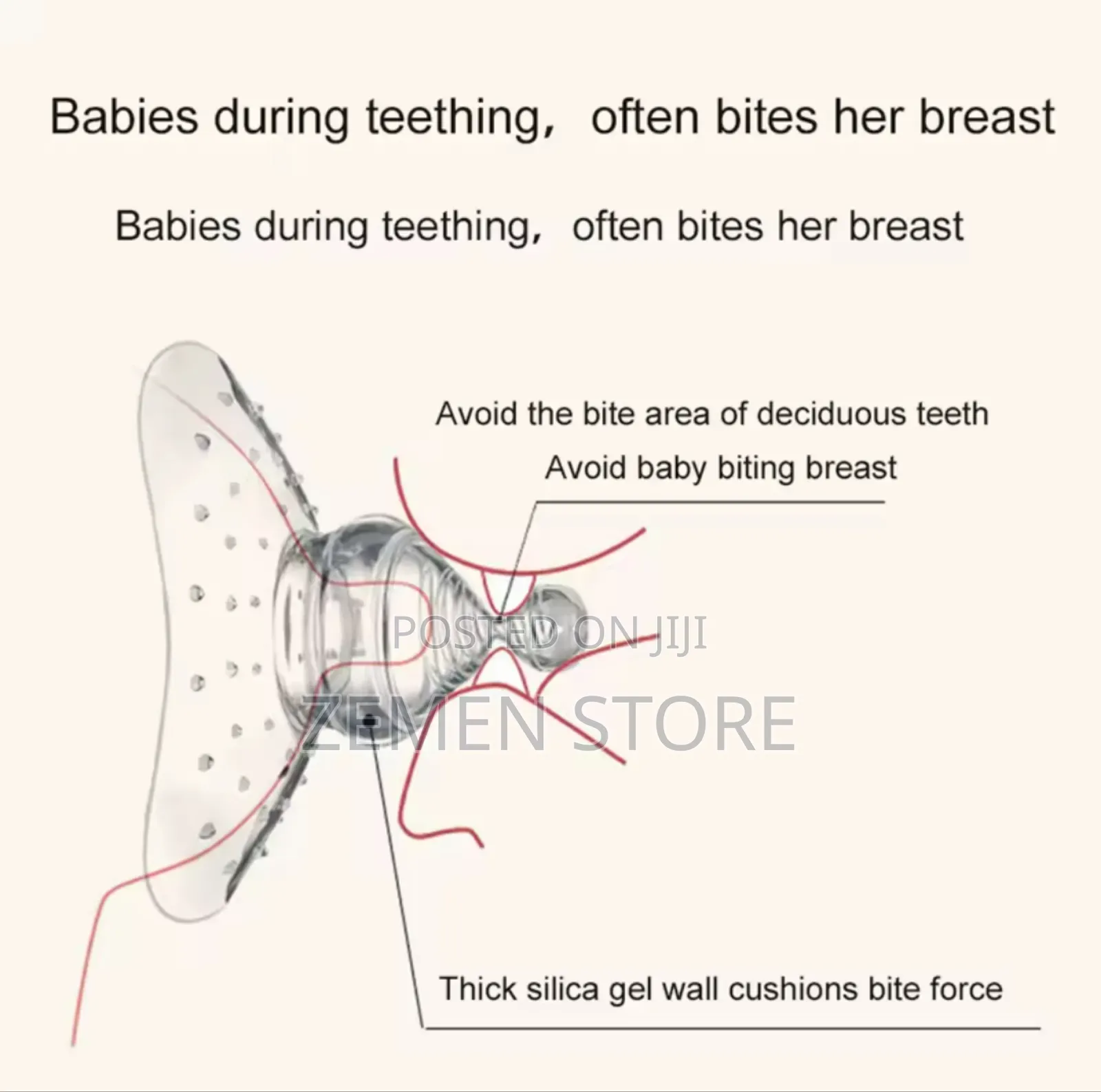 Replacement Silicon Nipple የጡት ጫፍ