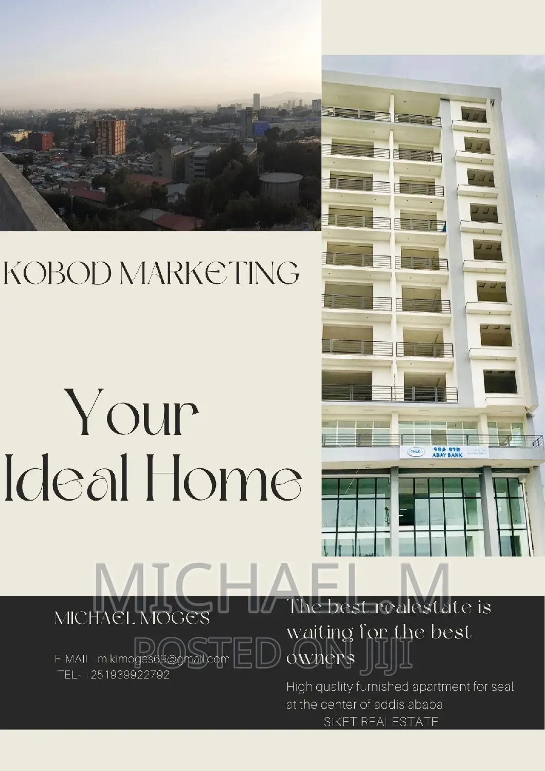 Furnished 3bdrm Apartment in Siket, Arada for Sale