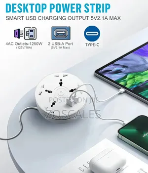 Gelistar Retractable Power Strip