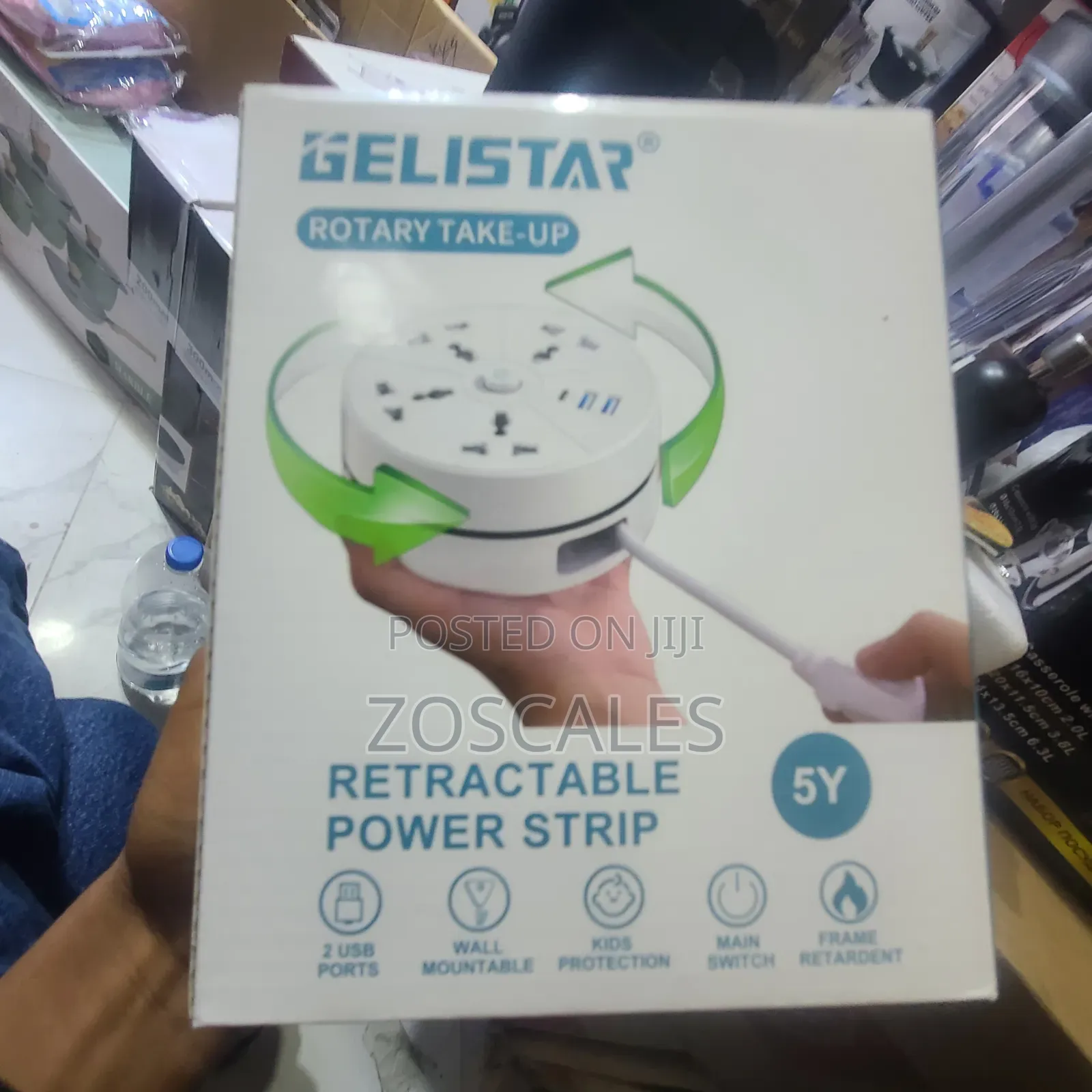 Gelistar Retractable Power Strip