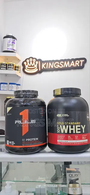 Photo - On Whey Protein and Rule 1 Whey Protein Sugar Free