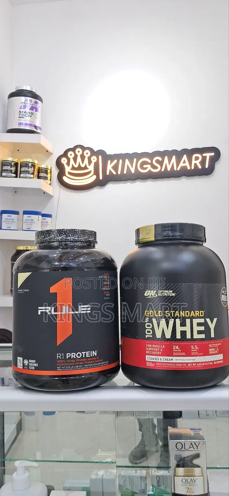 On Whey Protein and Rule 1 Whey Protein Sugar Free