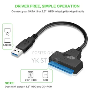Photo - Sata to Usb Cable for 2.5"