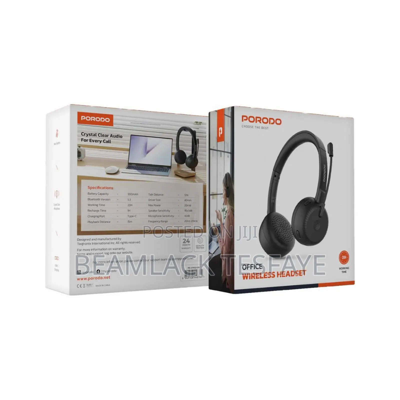 Porodo Office Wireless Headset