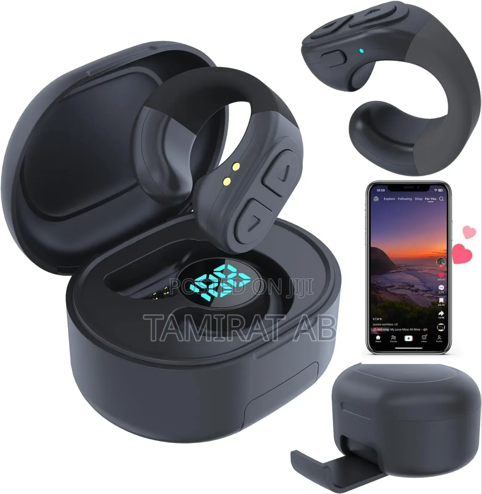 3in1 Function Tiktok Fingertip Scrolling Ring Camera Shutter