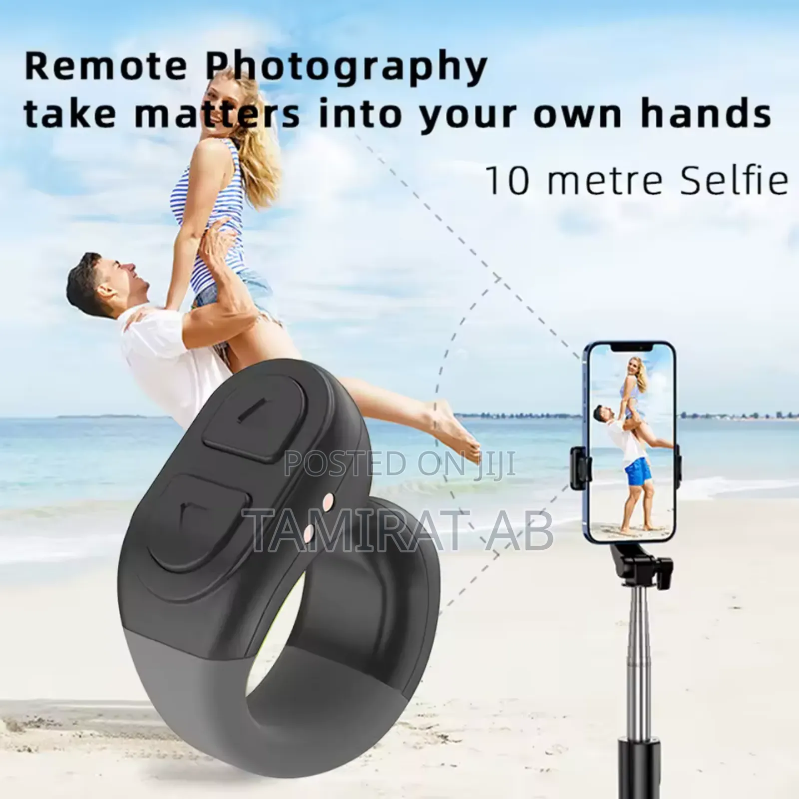 3in1 Function Tiktok Fingertip Scrolling Ring Camera Shutter