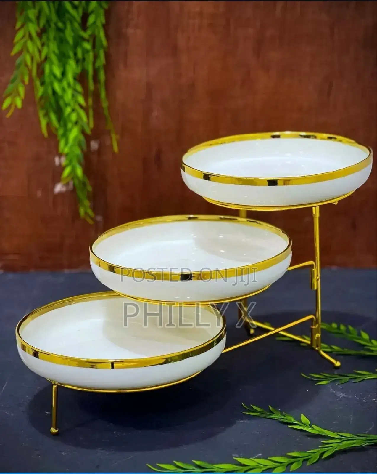 Metal Frame Three Tier