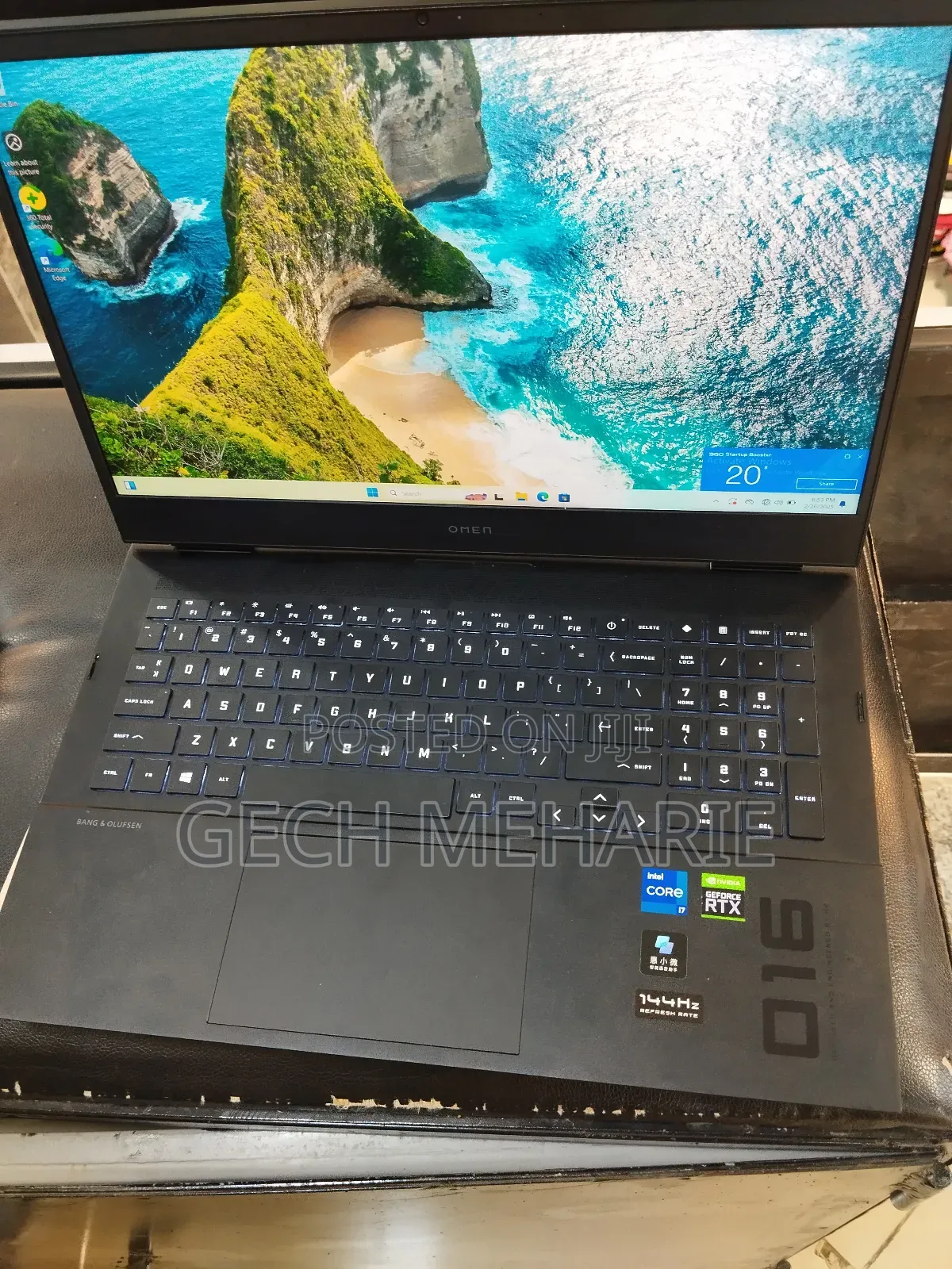 New Laptop HP Omen 16 16GB Intel Core I7 SSD 512GB
