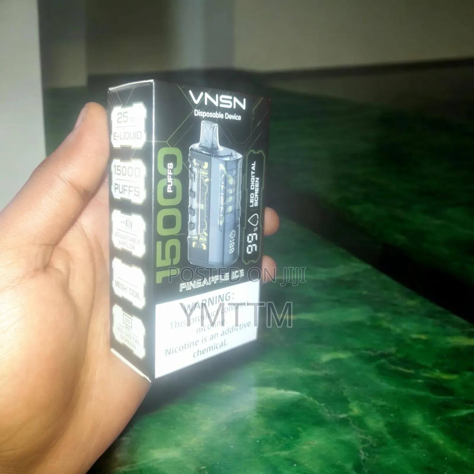 15,000puff ሺሻ በvnsn With Different Flavours, Call Now