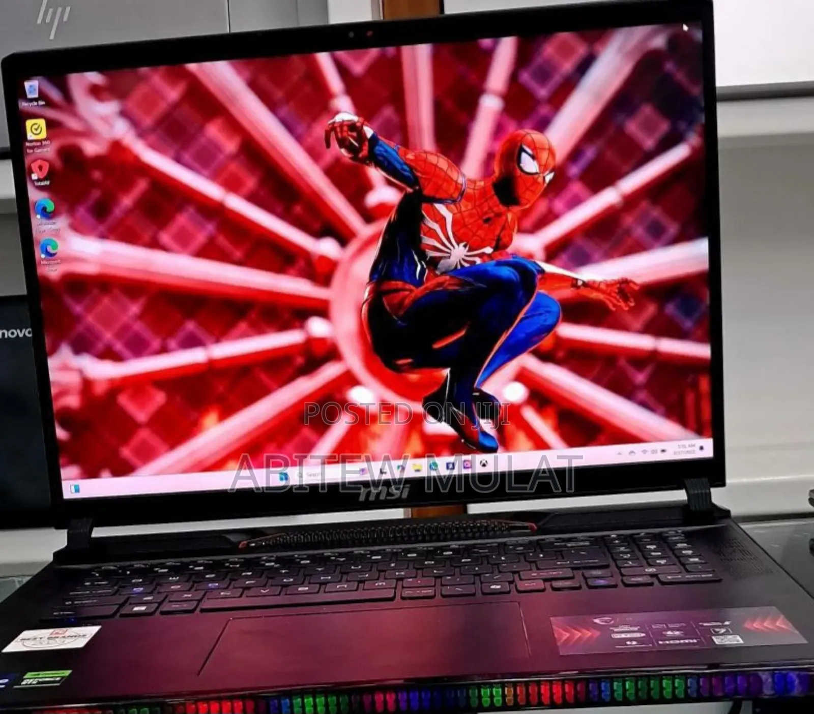 New Laptop MSI Raider GE76 12UGS 64GB Intel Core I9 SSD 2T