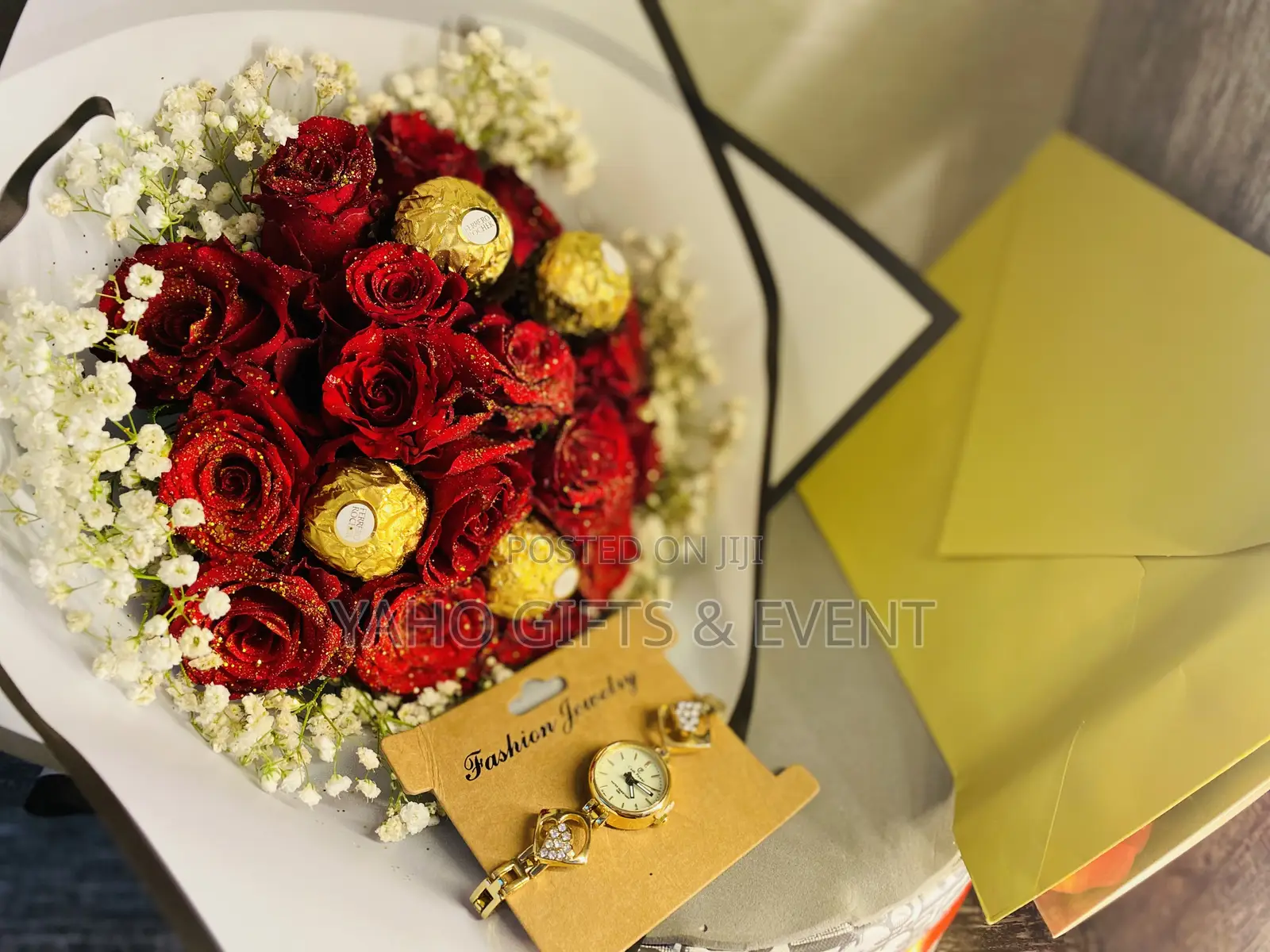 Yaho Flower  and Watch Gift