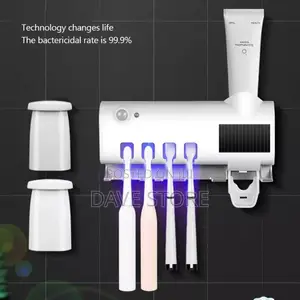 Multi Functional Toothbrush Sterilizer Dispenser