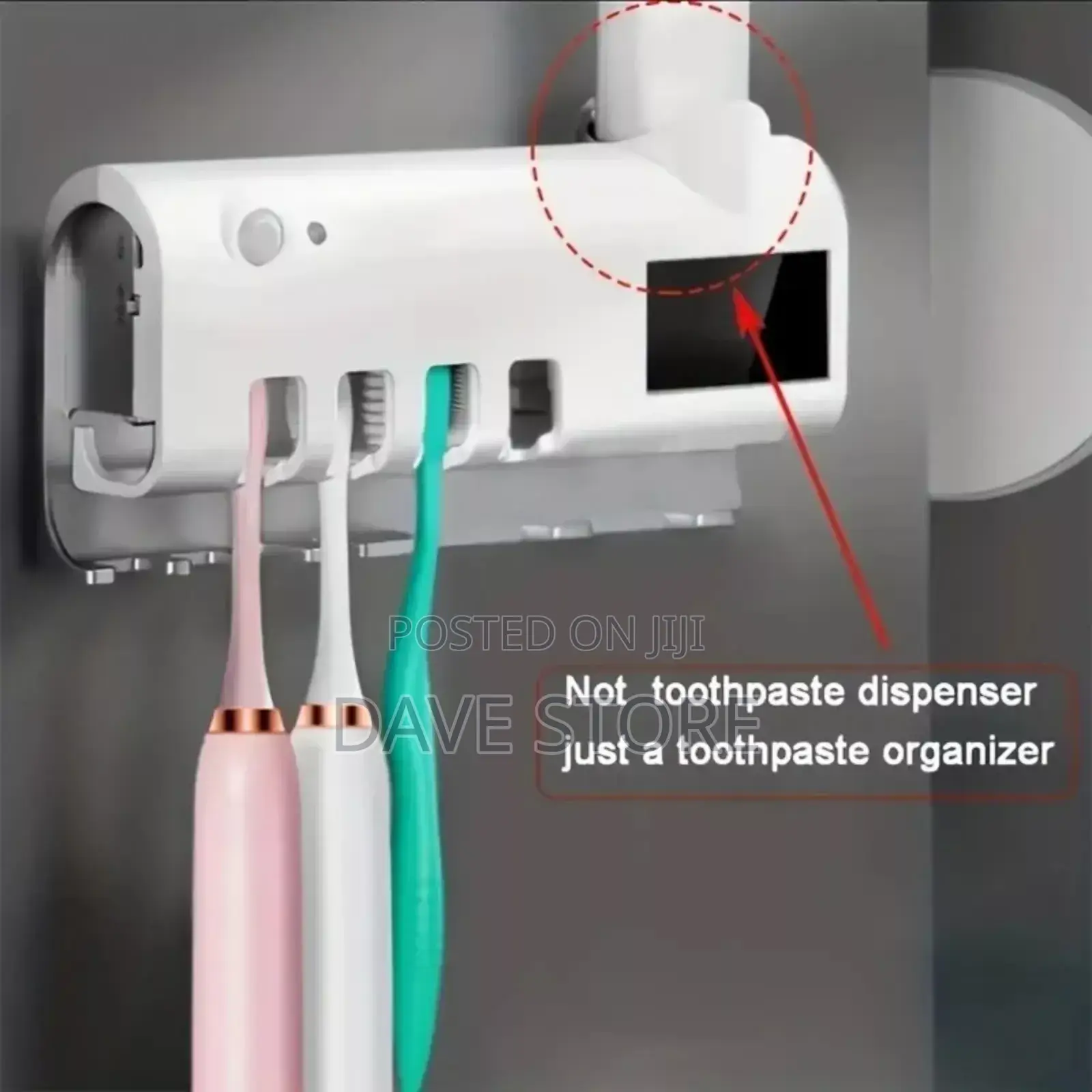 Multi Functional Toothbrush Sterilizer Dispenser