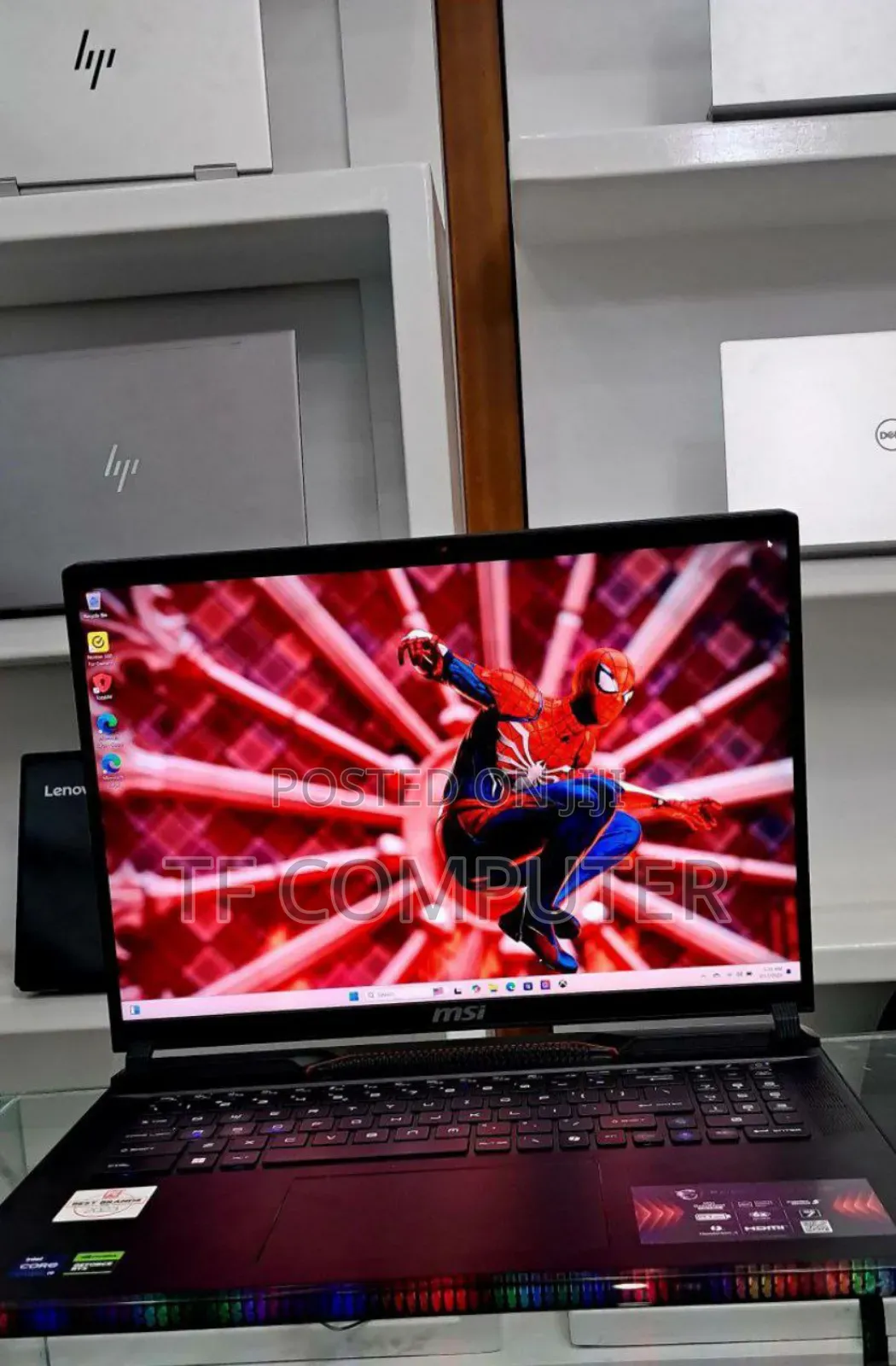 New Laptop MSI Raider GE76 12UGS 64GB Intel Core I9 SSD 2T