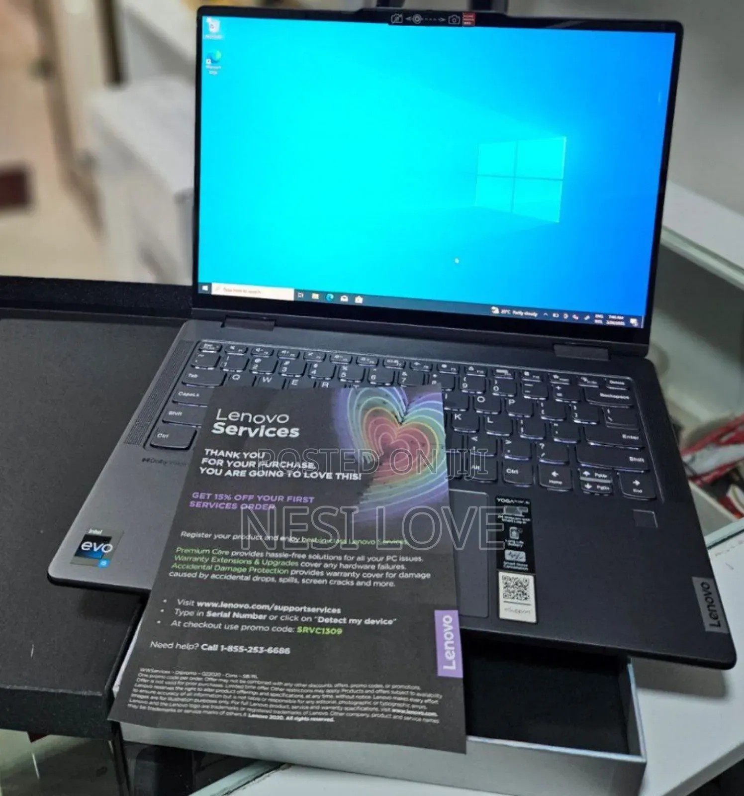 New Laptop Lenovo Yoga 7i 8GB Intel Core I5 SSD 512GB