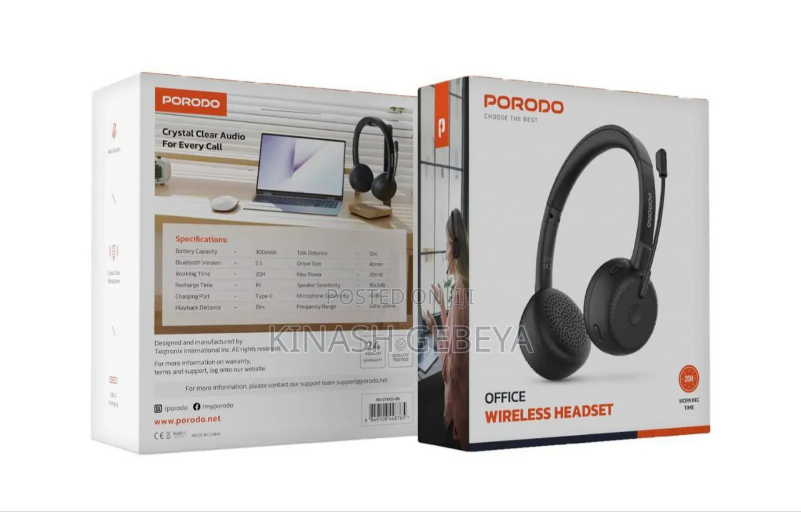 Porodo Original Wireless Headset