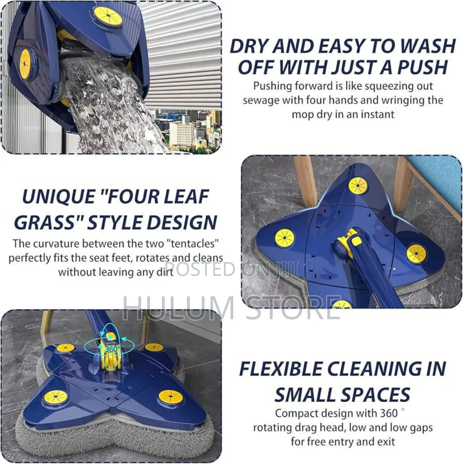 360° Rotating Self Squeez Mop
