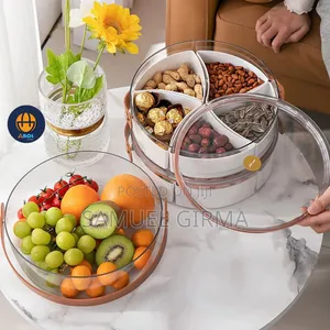 Transparent Hand-held Fruit Tray
