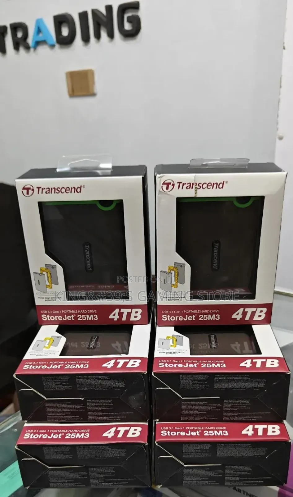 4tb Transcend External HDD